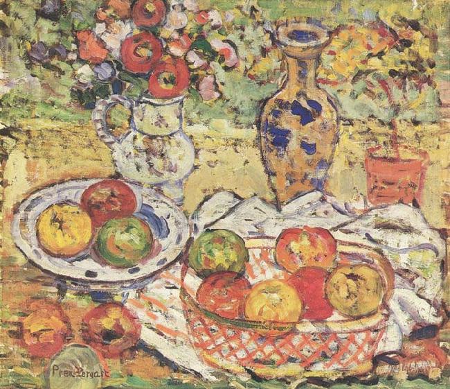 Maurice Prendergast Still Life w Apples